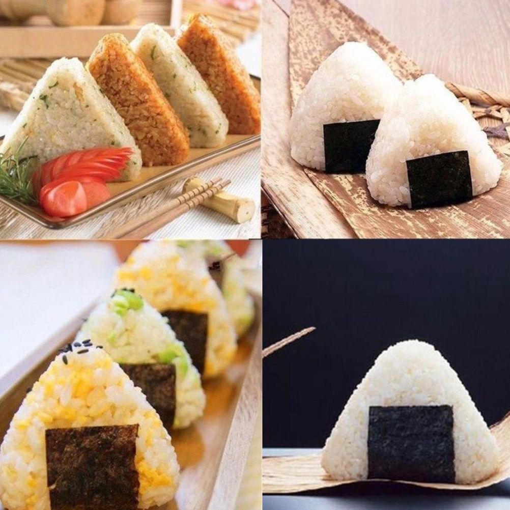 Seaweed Snack - 2Pcs Triangle Rice Mold Set Food
