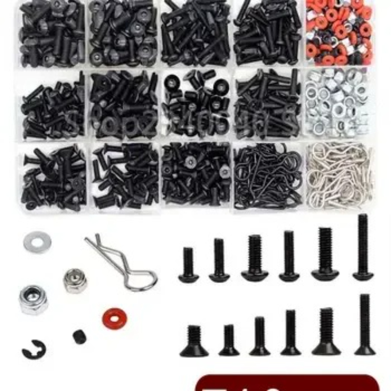 500pcs Universal RC Screw Kit  - Nuts Mix 评论和价格