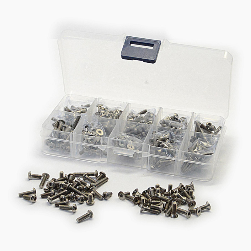 M3 Titanium Screw Assorted Set - Nuts Mix 评论和价格