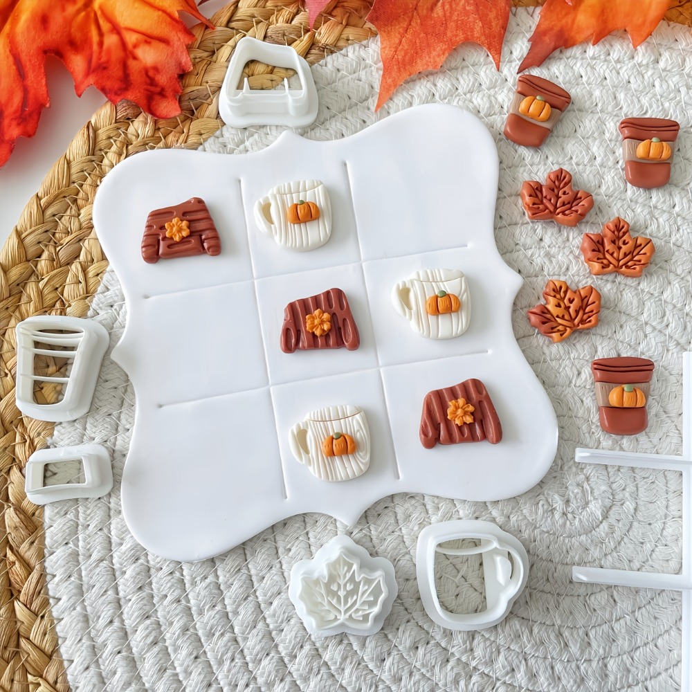 7Pcs Autumn Tic-Tac-Toe Cookie - Cookies Pack 评论和价格