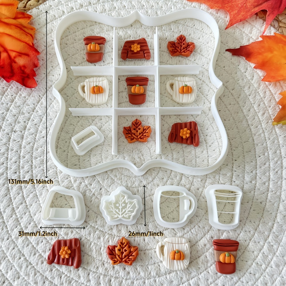 7Pcs Autumn Tic-Tac-Toe Cookie - Cookies Pack 评论和价格