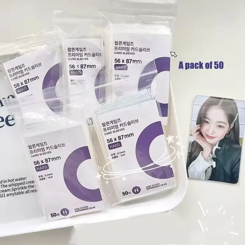 500Pcs Korea Card Sleeves HD T - Popcorn 评论和价格